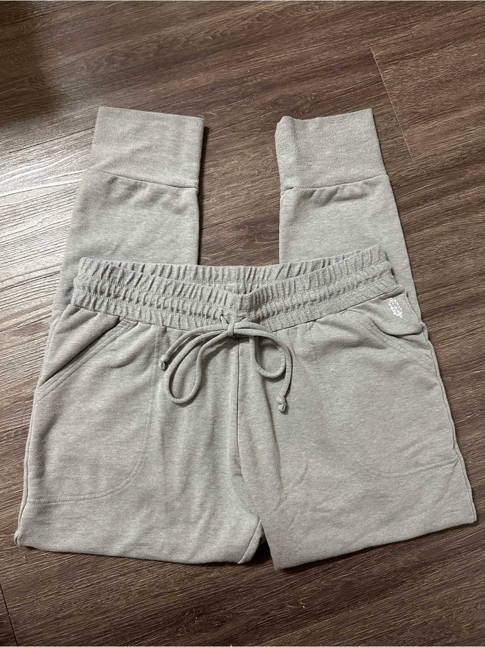 FP Movement by Free People Light Gray Heathered Jogger Shorts
